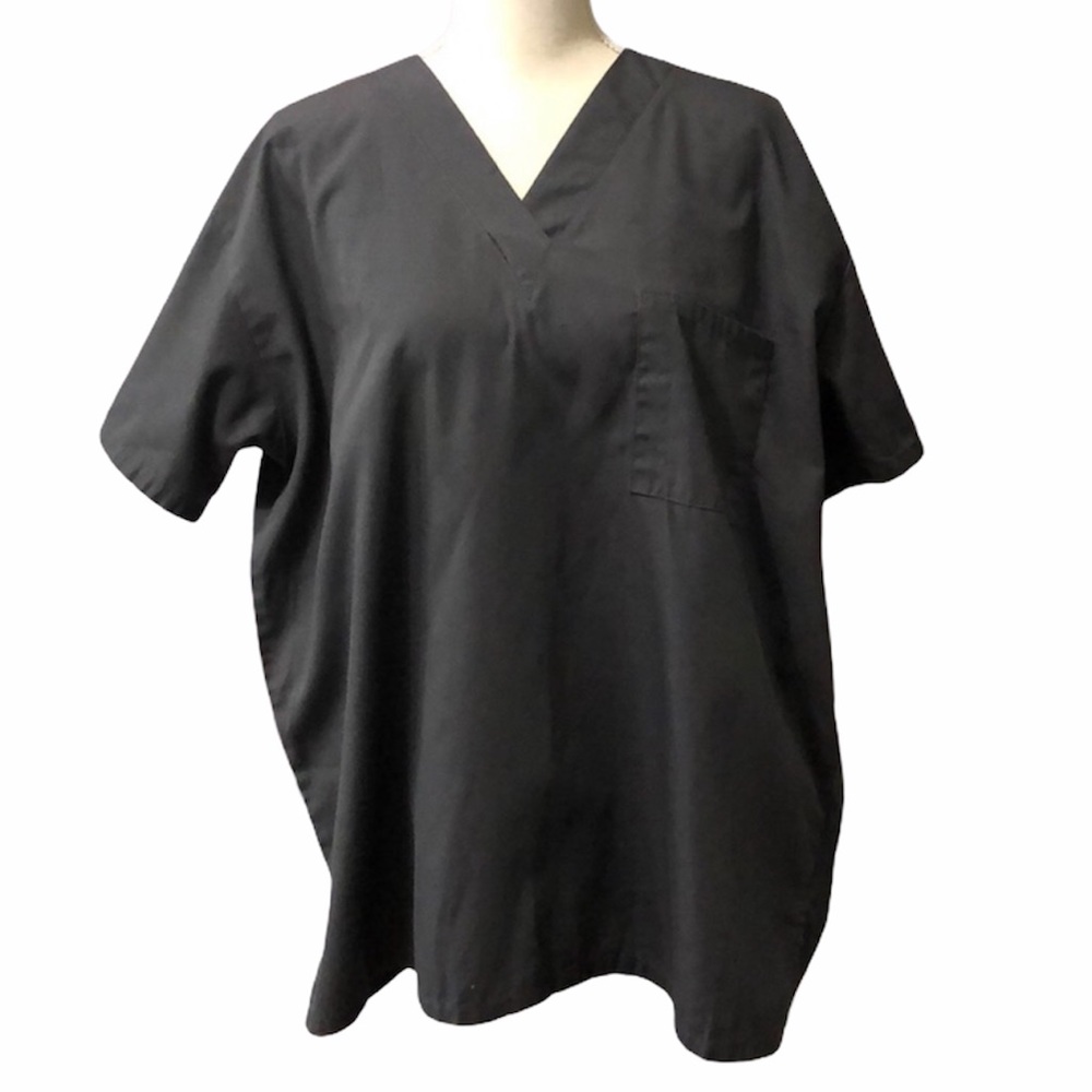 UA Scrubs Front Pocket V-neck Medical Top Nurse
